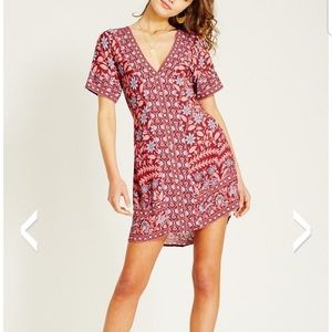 arnhem marigold mini dress